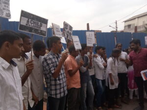 AMBEDKAR COLLEGE - EDUCATION AWARENESS PROGRAMME & STREET PLAY AT BASTHI 07-02-2018 (23)